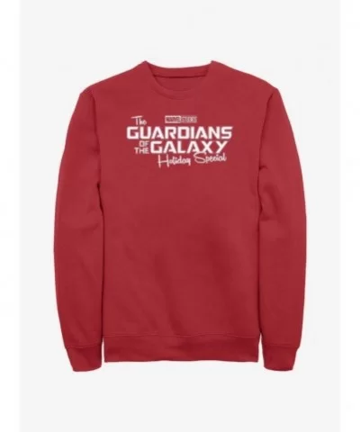 Value for Money Marvel Guardians of the Galaxy Holiday Special Logo Sweatshirt $14.46 Sweatshirts